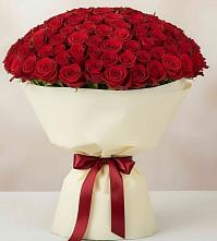 Букет 101 Красная роза Милано в Камских Полянах
