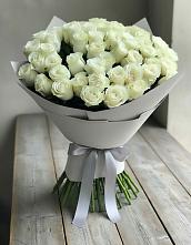 Букет 35 Белых роз в Камских Полянах