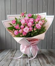 Букет Розовый кустик в Камских Полянах