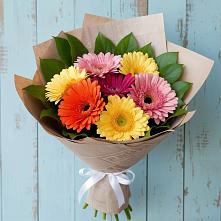 Букет цветов из:  Герберы #REPLACE_PRED# Камских Полянах