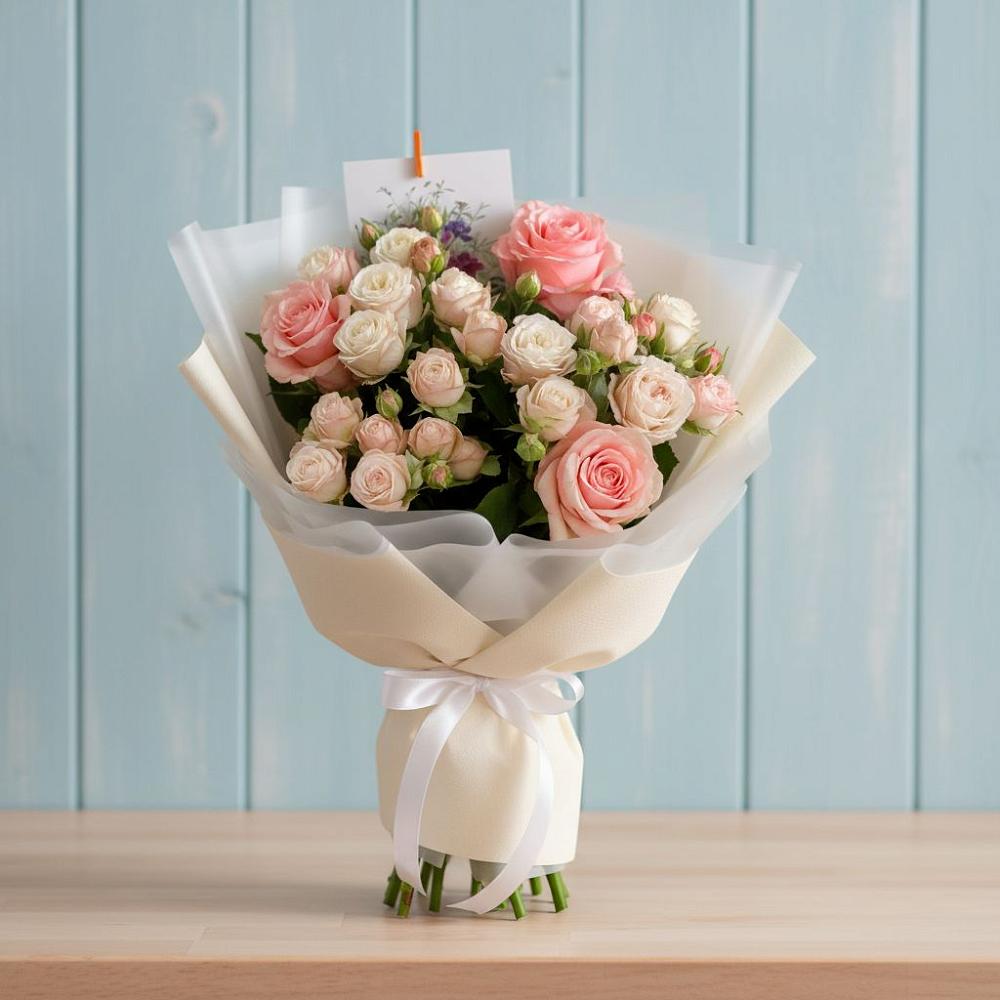 Букет цветов из: Розы в Камских Полянах