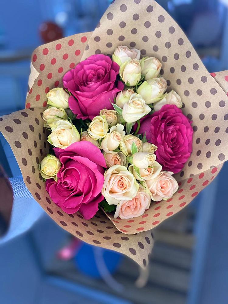Букет цветов из: Розы в Камских Полянах