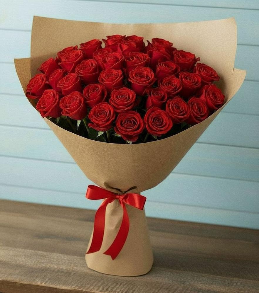 Букет Красные розы Милано в Камских Полянах