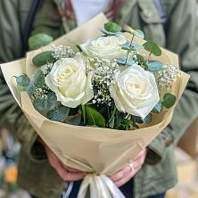 Букет Нежные грёзы в Камских Полянах Букет цветов из: Розы в Камских Полянах