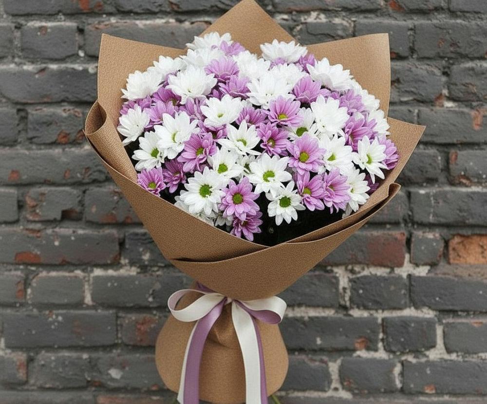 Букет цветов из: Хризантемы в Камских Полянах