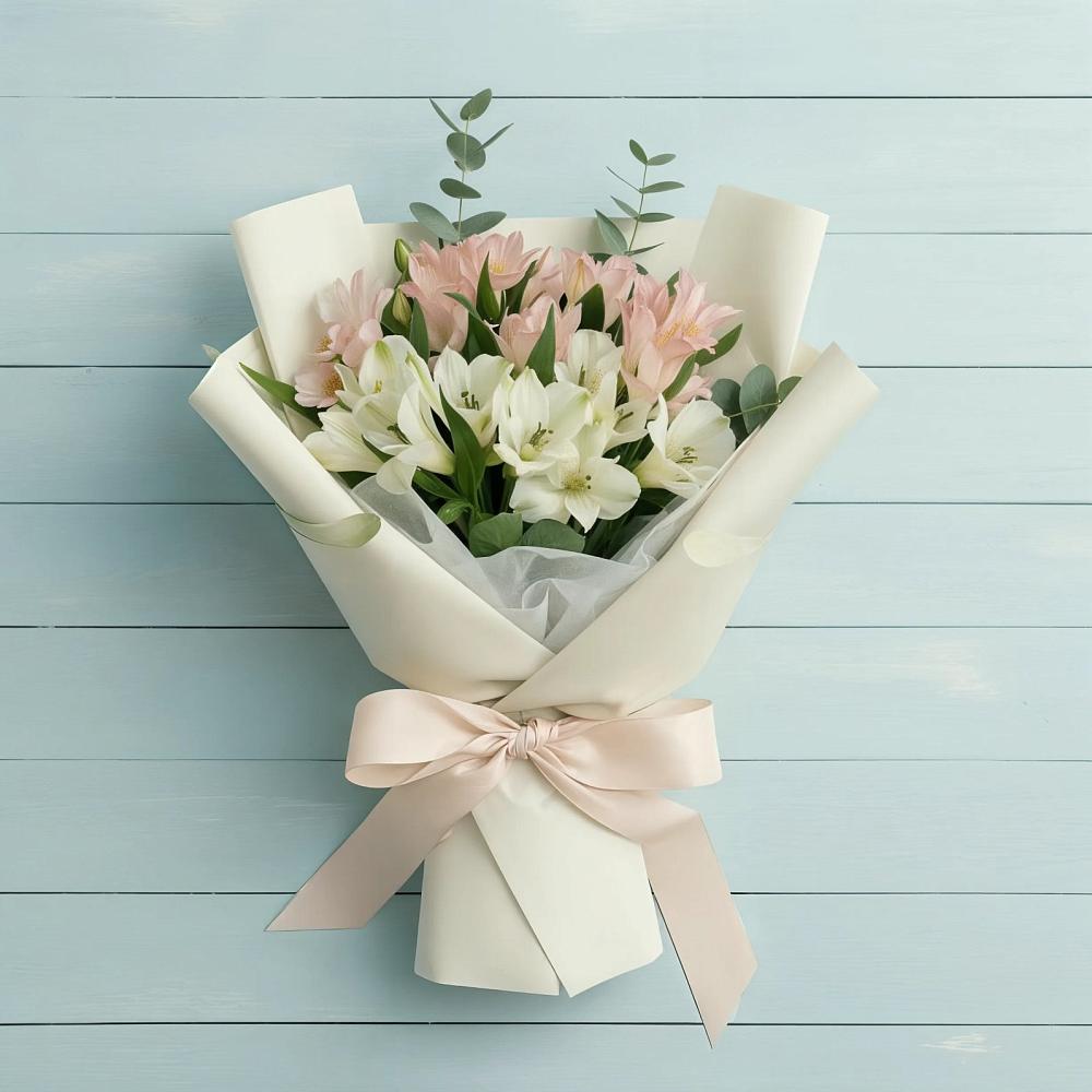 Букет цветов из: Альстромерии в Камских Полянах