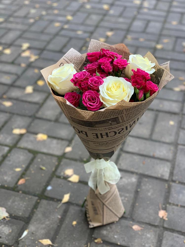 Букет цветов из: Розы в Камских Полянах