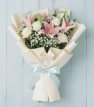 Букет цветов из:  Лилии в Камских Полянах