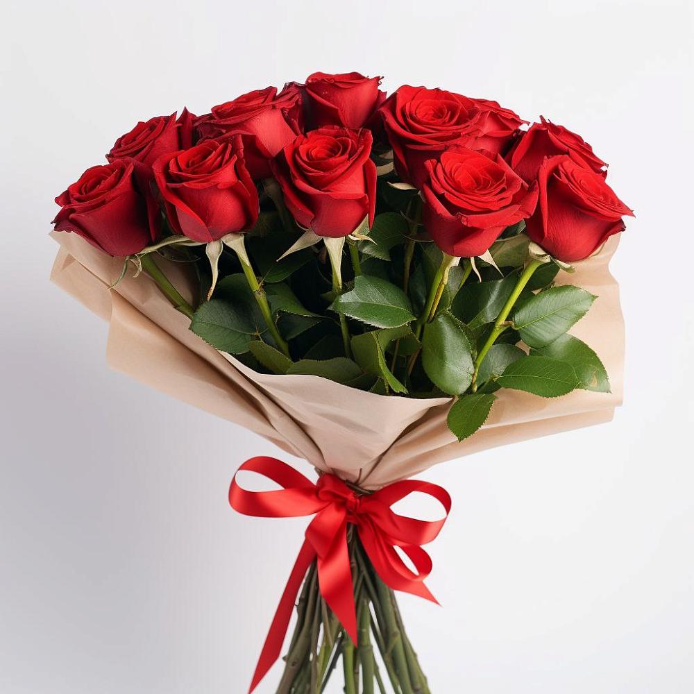 Букет 11 Красных роз Эдлесс Лав в Камских Полянах